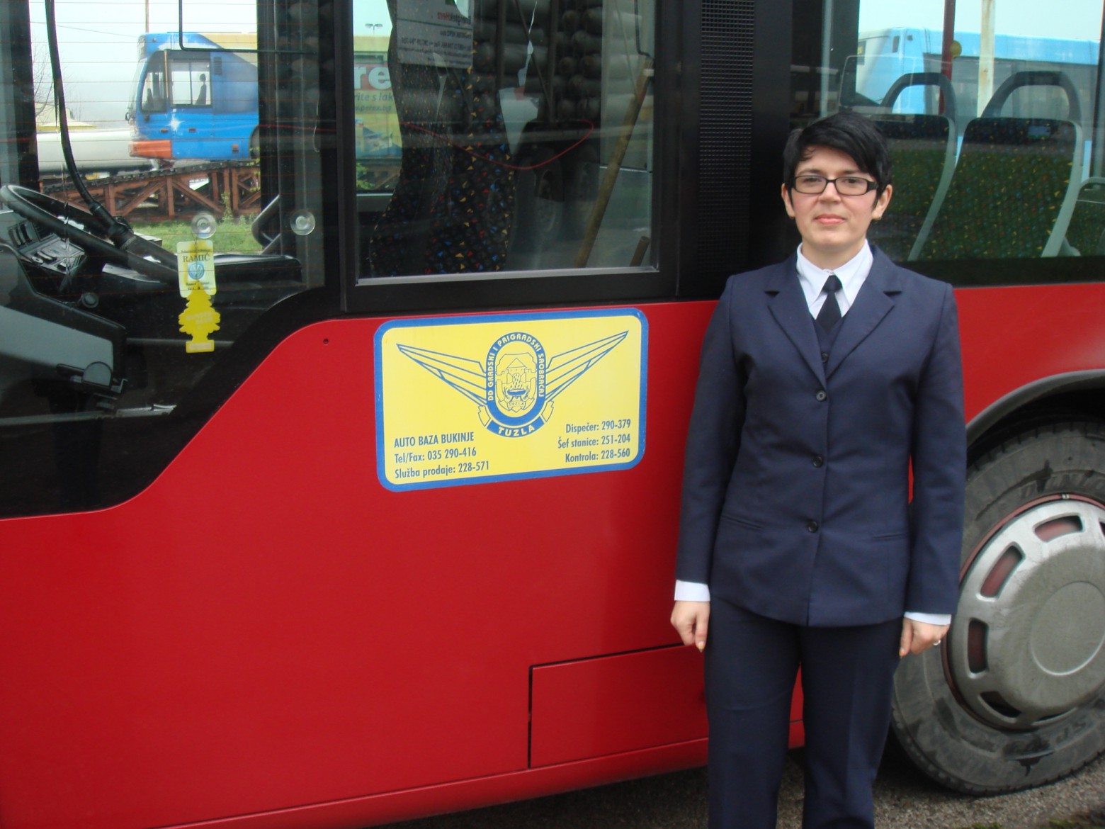 Dama za volanom: Jedina žena vozač autobusa u BiH vozi “sedmicu” u GiPS-u